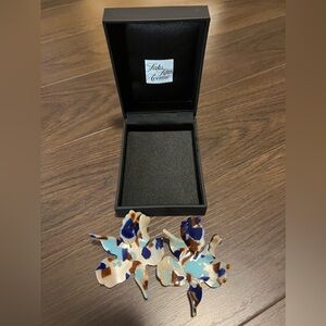 Saks Plastic Statement Earrings. Never worn.